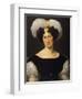 Portrait of Frances Majnoni D'Intignano Dell'Acquafredda-Francesco Hayez-Framed Giclee Print