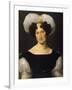 Portrait of Frances Majnoni D'Intignano Dell'Acquafredda-Francesco Hayez-Framed Giclee Print