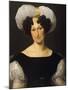 Portrait of Frances Majnoni D'Intignano Dell'Acquafredda-Francesco Hayez-Mounted Giclee Print
