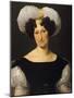 Portrait of Frances Majnoni D'Intignano Dell'Acquafredda-Francesco Hayez-Mounted Giclee Print