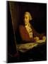 Portrait of Francesco Bartolozzi (1727-1815), Ca 1795-Domenico Pellegrini-Mounted Premium Giclee Print