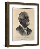 Portrait of Francesco Crispi-null-Framed Giclee Print