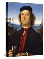 Portrait of Francesco Delle Opere, 1494-Perugino-Stretched Canvas