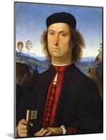 Portrait of Francesco Delle Opere, 1494-Perugino-Mounted Giclee Print