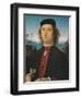 Portrait of Francesco delle Opere-Pietro Perugino-Framed Giclee Print