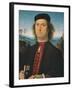Portrait of Francesco delle Opere-Pietro Perugino-Framed Giclee Print