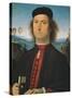 Portrait of Francesco delle Opere-Pietro Perugino-Stretched Canvas