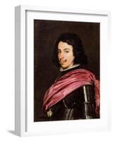 Portrait of Francesco I D'Este (1610-165)-Diego Velazquez-Framed Giclee Print