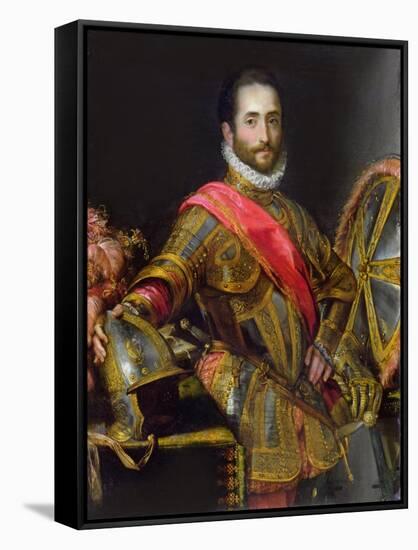 Portrait of Francesco II Della Rovere-Federico Barocci-Framed Stretched Canvas