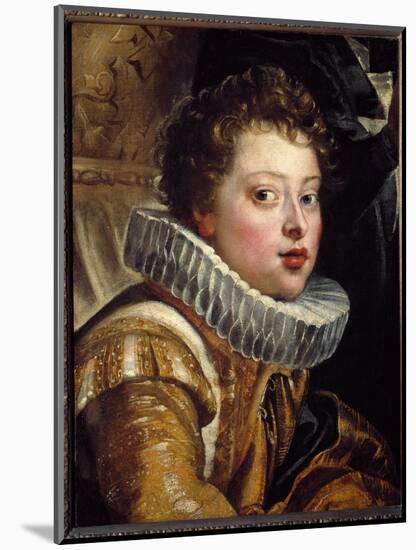 Portrait of Francesco IV Gonzaga, Duke of Mantua, 1604-1605 (Painting)-Peter Paul Rubens-Mounted Giclee Print