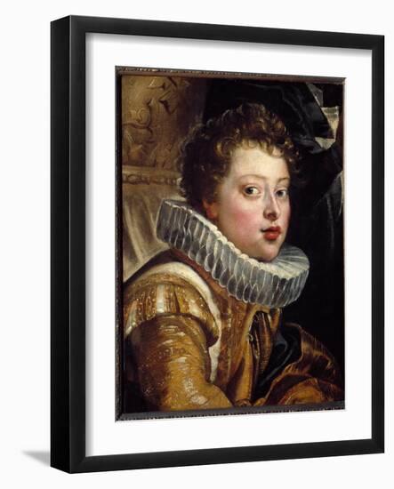 Portrait of Francesco IV Gonzaga, Duke of Mantua, 1604-1605 (Painting)-Peter Paul Rubens-Framed Giclee Print