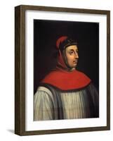 Portrait of Francesco Petrarch by Unknown French Artist-null-Framed Giclee Print