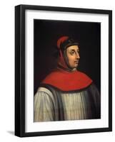 Portrait of Francesco Petrarch by Unknown French Artist-null-Framed Giclee Print