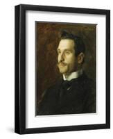 Portrait of Francesco Romano, 1904-Thomas Cowperthwait Eakins-Framed Premium Giclee Print