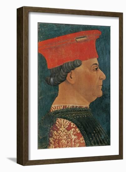 Portrait of Francesco Sforza-null-Framed Art Print