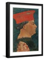 Portrait of Francesco Sforza-null-Framed Art Print