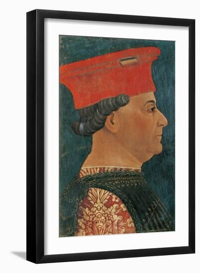 Portrait of Francesco Sforza-null-Framed Art Print