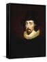 Portrait of Francis Bacon (1561-1626)-George Henry Harlow-Framed Stretched Canvas
