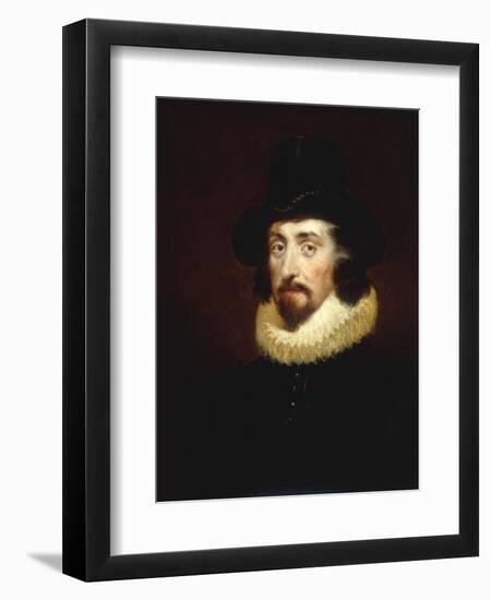 Portrait of Francis Bacon (1561-1626)-George Henry Harlow-Framed Premium Giclee Print