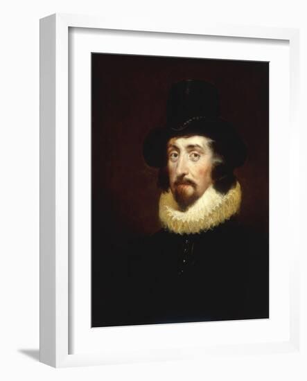 Portrait of Francis Bacon (1561-1626)-George Henry Harlow-Framed Giclee Print