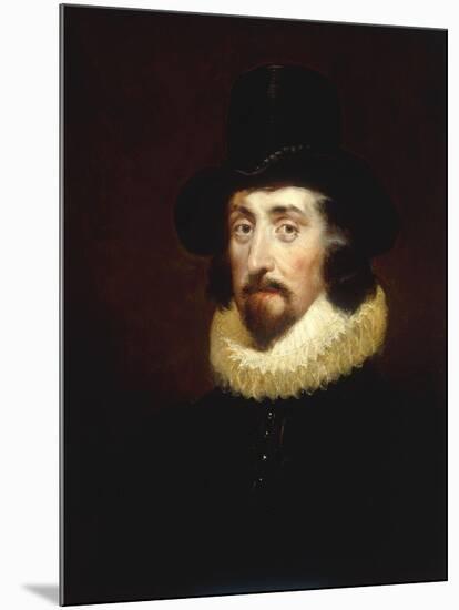 Portrait of Francis Bacon (1561-1626)-George Henry Harlow-Mounted Giclee Print