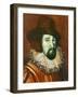 Portrait of Francis Bacon (London-null-Framed Giclee Print