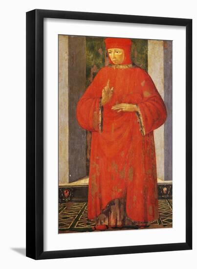 Portrait of Francis Datini-Filippo Lippi-Framed Giclee Print