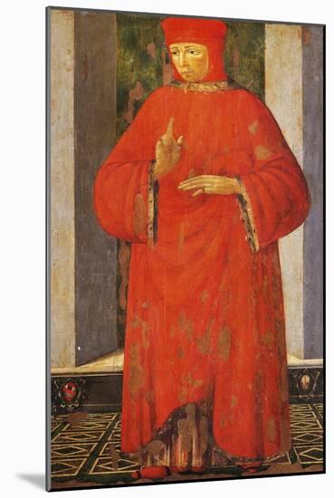 Portrait of Francis Datini-Filippo Lippi-Mounted Giclee Print