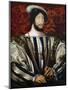 Portrait of Francis I (1494-154), King of France, Duke of Brittany, Count of Provence, Ca 1530-Jean Clouet-Mounted Giclee Print
