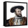 Portrait of Francis I of France (1494-1537), King of France-French School-Framed Stretched Canvas