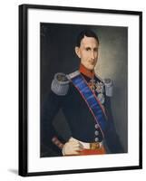 Portrait of Francis II of Two Sicilies-null-Framed Giclee Print