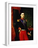 Portrait of Francis II of Two Sicilies-null-Framed Giclee Print