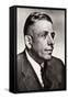 Portrait of Francis Poulenc-null-Framed Stretched Canvas