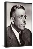 Portrait of Francis Poulenc-null-Framed Photographic Print