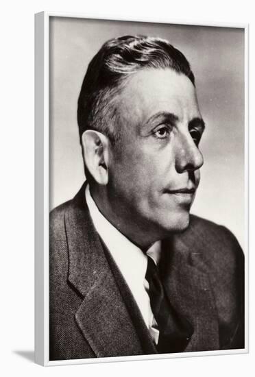 Portrait of Francis Poulenc-null-Framed Photographic Print