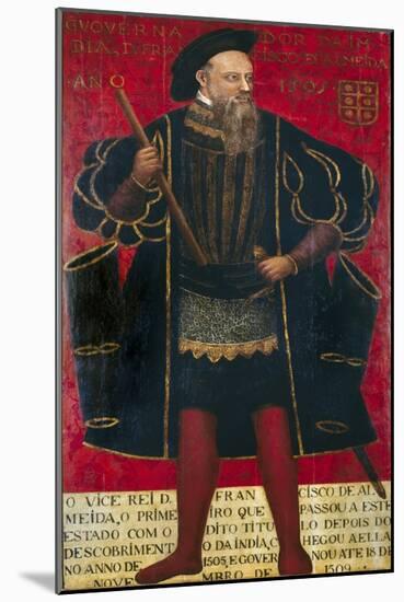 Portrait of Francisco De Almeid-null-Mounted Giclee Print