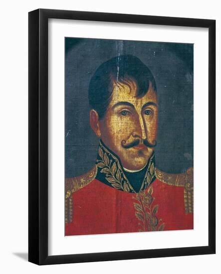 Portrait of Francisco De Paula Santander-null-Framed Giclee Print