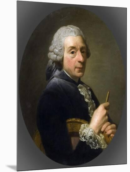 Portrait of François Boucher (1703-177)-Alexander Roslin-Mounted Giclee Print