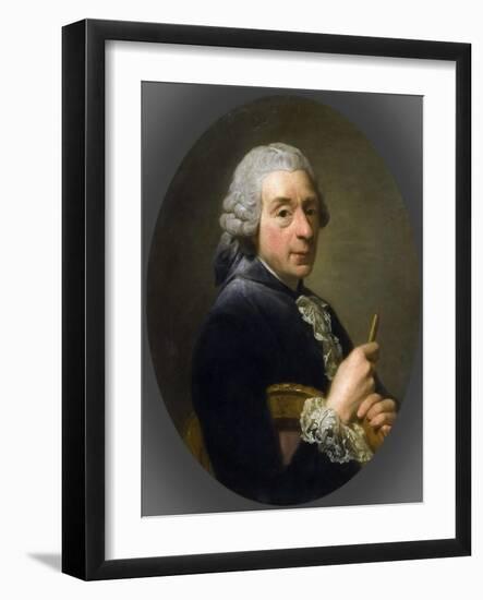 Portrait of François Boucher (1703-177)-Alexander Roslin-Framed Giclee Print