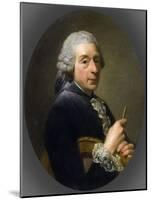 Portrait of François Boucher (1703-177)-Alexander Roslin-Mounted Giclee Print