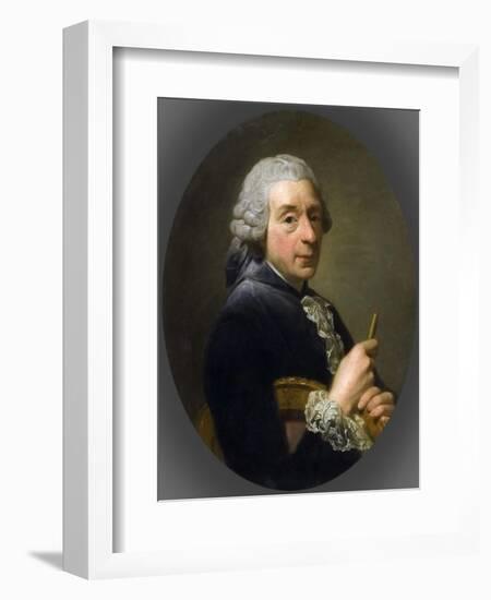 Portrait of François Boucher (1703-177)-Alexander Roslin-Framed Giclee Print