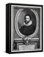 Portrait of Francois de-Louis Finsonius or Finson-Framed Stretched Canvas
