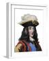 Portrait of Francois Henri de Montmorency Bouteville, called Marechal de Luxembourg-French School-Framed Giclee Print