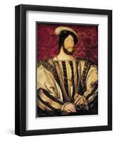 Portrait of François I, King of France, Ca.1530-Jean Clouet the Younger-Framed Giclee Print