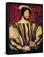 Portrait of François I, King of France, Ca.1530-Jean Clouet the Younger-Framed Stretched Canvas