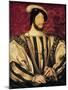 Portrait of François I, King of France, Ca.1530-Jean Clouet the Younger-Mounted Giclee Print