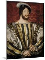 Portrait of François I, King of France-Jean Clouet-Mounted Art Print