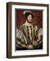 Portrait of François I, King of France-Jean Clouet-Framed Art Print