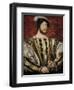 Portrait of François I, King of France-Jean Clouet-Framed Art Print