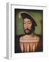 'Portrait of Francois I of France', c16th century-Jean Clouet-Framed Giclee Print